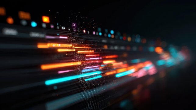 Abstract digital stream (4)