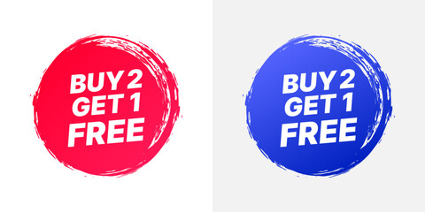 Buy 2 Get 1 Free Paint Blot – Eye-Catching Offer Design