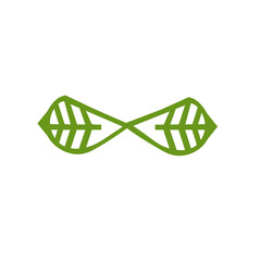 Logo eco – wektorowa grafika © Laura