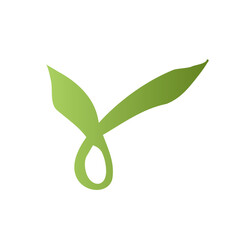 Logo eco – wektorowa grafika © Laura