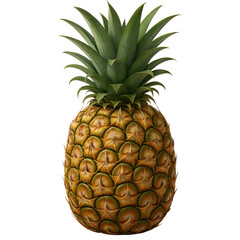 pineapple on white background