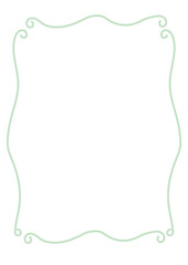 Hand Drawn Vintage Frame – Whimsical Crayon Style Illustration