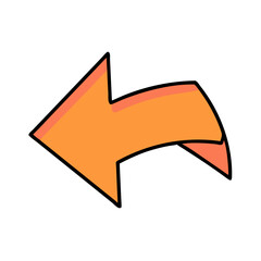 cartoon arrow vector