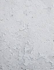 Old cement wall texture, white painted surface showing wear and weathering, rough and cracked appearance, seamless background ideal for design, construction, architecture, industrial, rustic, vintage,