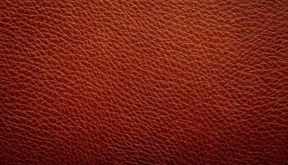 Fototapeta premium Leather texture background features a rich, brown surface showcasing natural grain patterns. This seamless leather texture highlights organic details, durability, and elegance, making it ideal for des