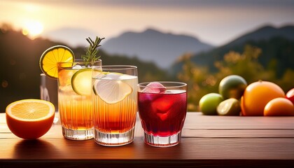 drinks on table © Camille