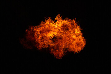 Fire Punch isolated in a black background.