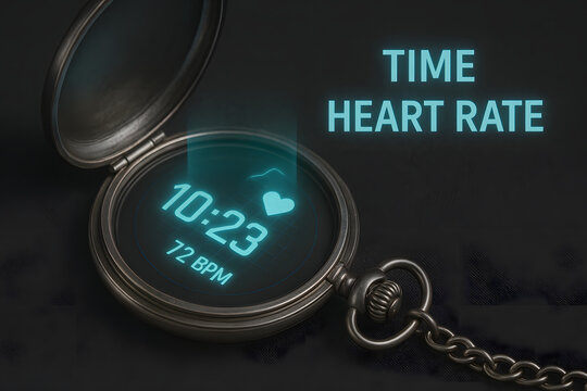 Futuristic Pocket Watch Display