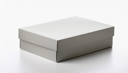 Naklejka premium single box mockup on white background