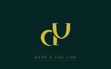 DV logo design. A sophisticated, minimalistic logo design featuring golden stylized typography,  perfect for branding concepts emphasizing luxury, professionalism, and contemporary aesthetics.