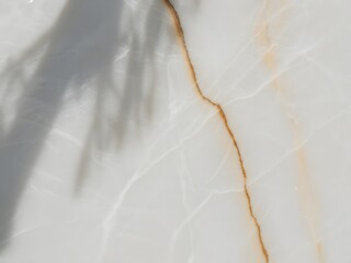 White marble with brown veins and shadow stone texture