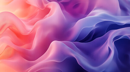 Fluid gradient animation looping in smooth waves with vibrant purple and pink hues creating dynamic and flowing abstract background