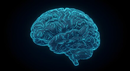 Artificial Intelligence Brain Concept