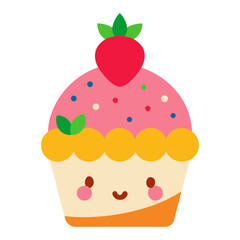 cupcake with cherry