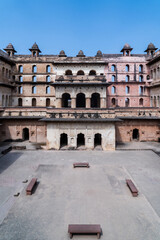 Inside View of Raja Mahal Orchha also Know as Orchha Fort.