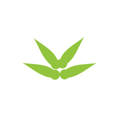 Logo eco – wektorowa grafika © Laura