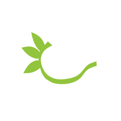 Logo eco – wektorowa grafika © Laura