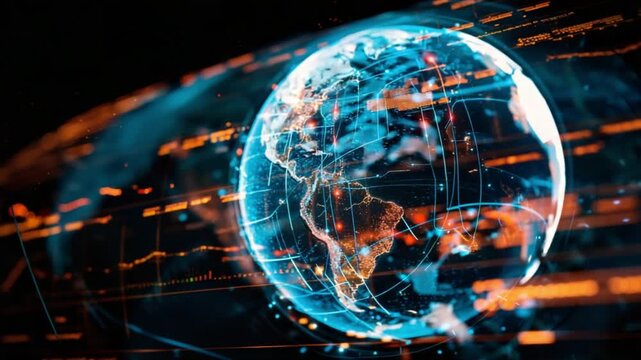 Global network visualization