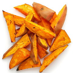 Roasted Sweet Potato Wedges with Seasoning
