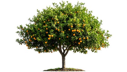 Orange tree, full of fruit