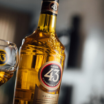 Licor 43 liqueur booze bottle editorial content classic and elegant drink
