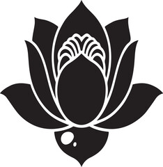 Black and white fleur de lis tattoo design vector illustration, a decorative symbol with floral and tribal art elements © Mohammad