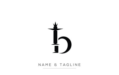 TB Elegant Monogram Logo Design Featuring Stylized Letters. A sophisticated monogram logo representation showcasing artistic typography with a modern design