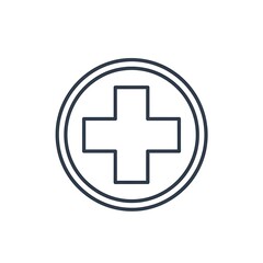 Healthcare Symbol Vector Illustration of a Medical Cross