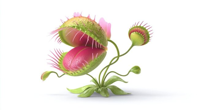 Cartoonish Venus flytrap