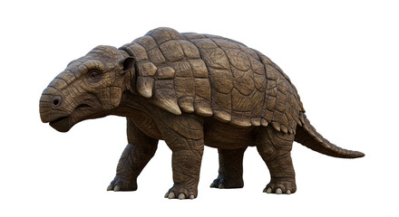 Fototapeta premium Explore the majestic nodosaur dinosaur a prehistoric armored herbivore fossil reptile from the cretaceous period
