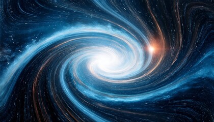 celestial vortex a breathtaking cosmic vortex of swirling energy rendered in striking detail against the vast expanse of space evoking a sense of wonder and the mysteries of the universe