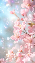 Pink petals open under delicate morning light high resolution picture