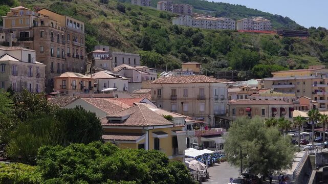 Pizzo (Southern Italy) is a picturesque coastal town on the Tyrrhenian Sea. The historic Aragonese Castle (Castello Murat) produces the famous ice cream "tartufo di Pizzo". 25.07.2025