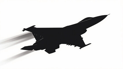 stealth fighter jet silhouette illustration in various angles with sharp aerodynamic design, modern military aircraft shown in dynamic black shapes on clean light background