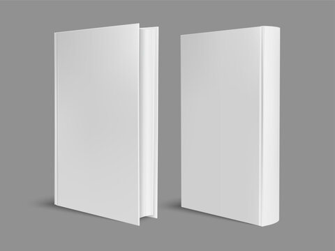 Blank book mockup with blank pages mockup templates , Open Book Pages Mockup and floating book cover vector design	