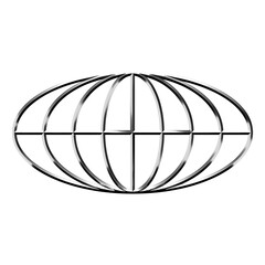 Forms in 3D. 3D chrome elements. Abstract shapes. Y2K abstract silver space icons. Galaxy and cosmic technology.  3D Model.