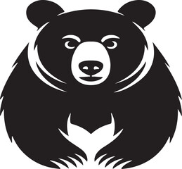 Cute cartoon panda bear vector illustration with bamboo and smiling expression