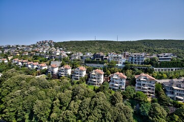 Obraz premium View from a balcony in a luxury house