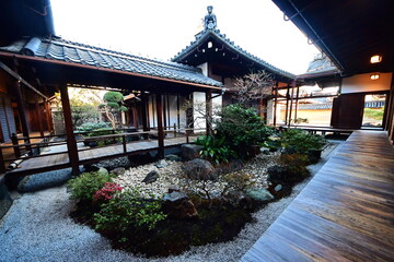 Obraz premium 東寺 観智院・庭園「四方正面の庭」 京都市 南区 九条町