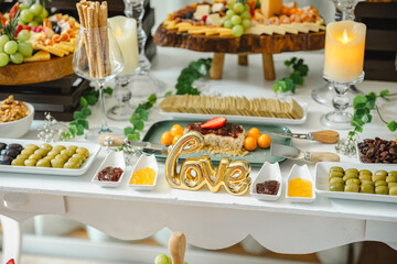 wedding cake with fruits