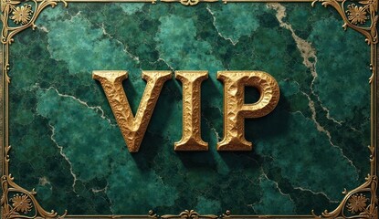 dark luxury club pass with golden vip accent