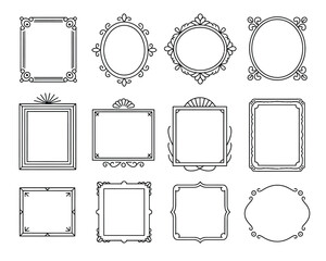 ornate baroque style frames