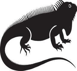 Lizard vector illustration of a reptile isolated on white background