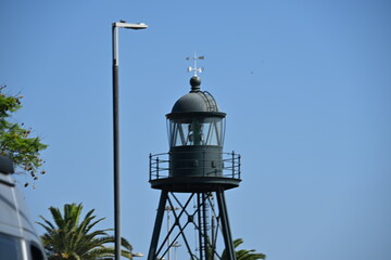 stara czarna latarnia morska © Miroslaw