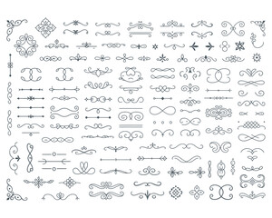 ornamental vintage design elements
