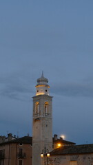 Obraz premium lighthouse at night