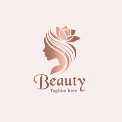Beauty and Wellness logo design, Beauty logo concept.