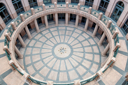 Scenic view of Capitol Extension Rotunda in Texas State Capitol building in Austin, Texas