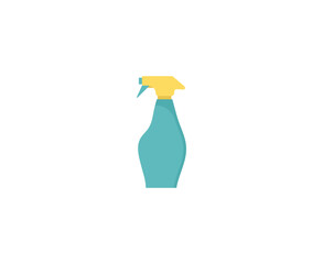 Cleaning spray bottle icon. Vector illustration