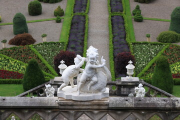 statue in garden